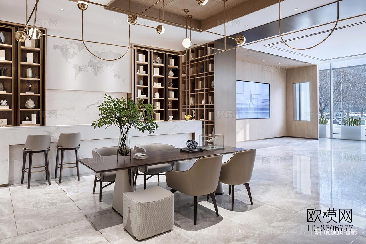 现代售楼处效果图下载（渲染图10）