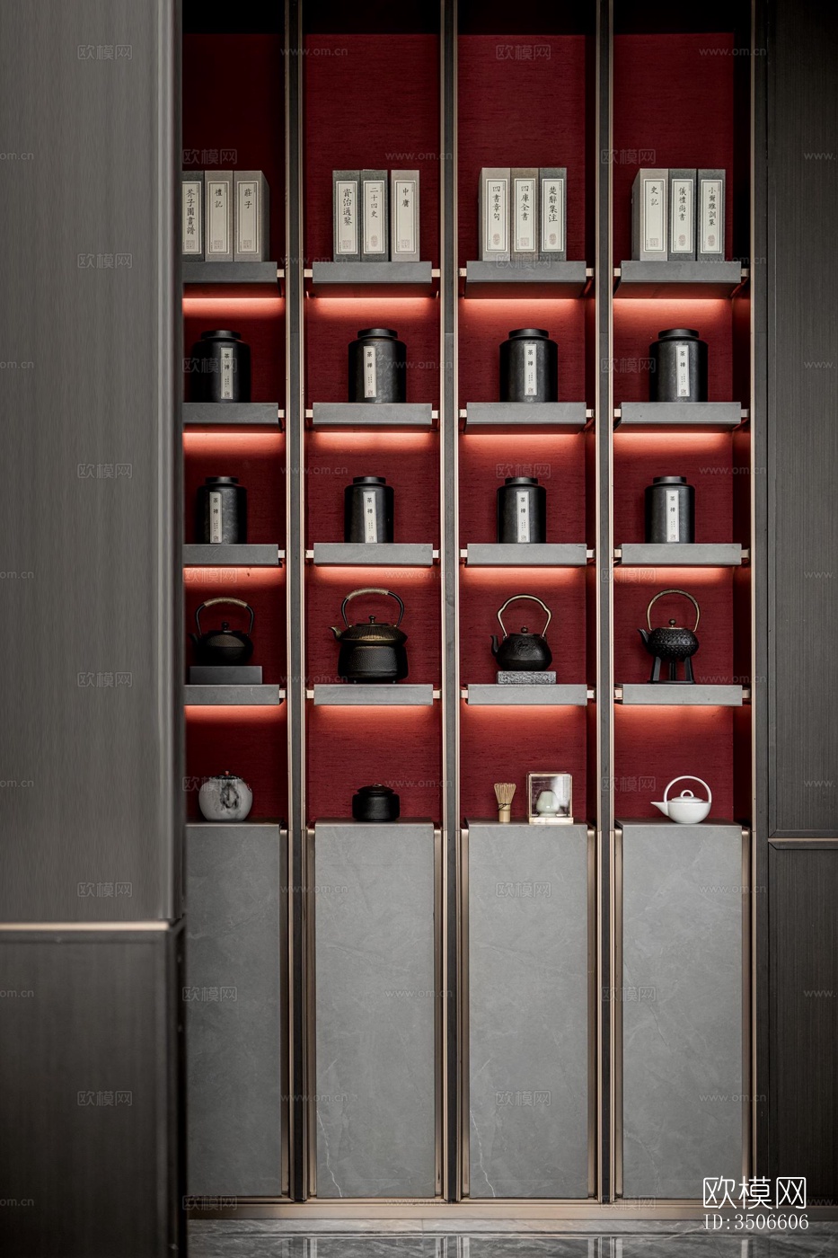 新中式售楼处效果图下载（渲染图13）