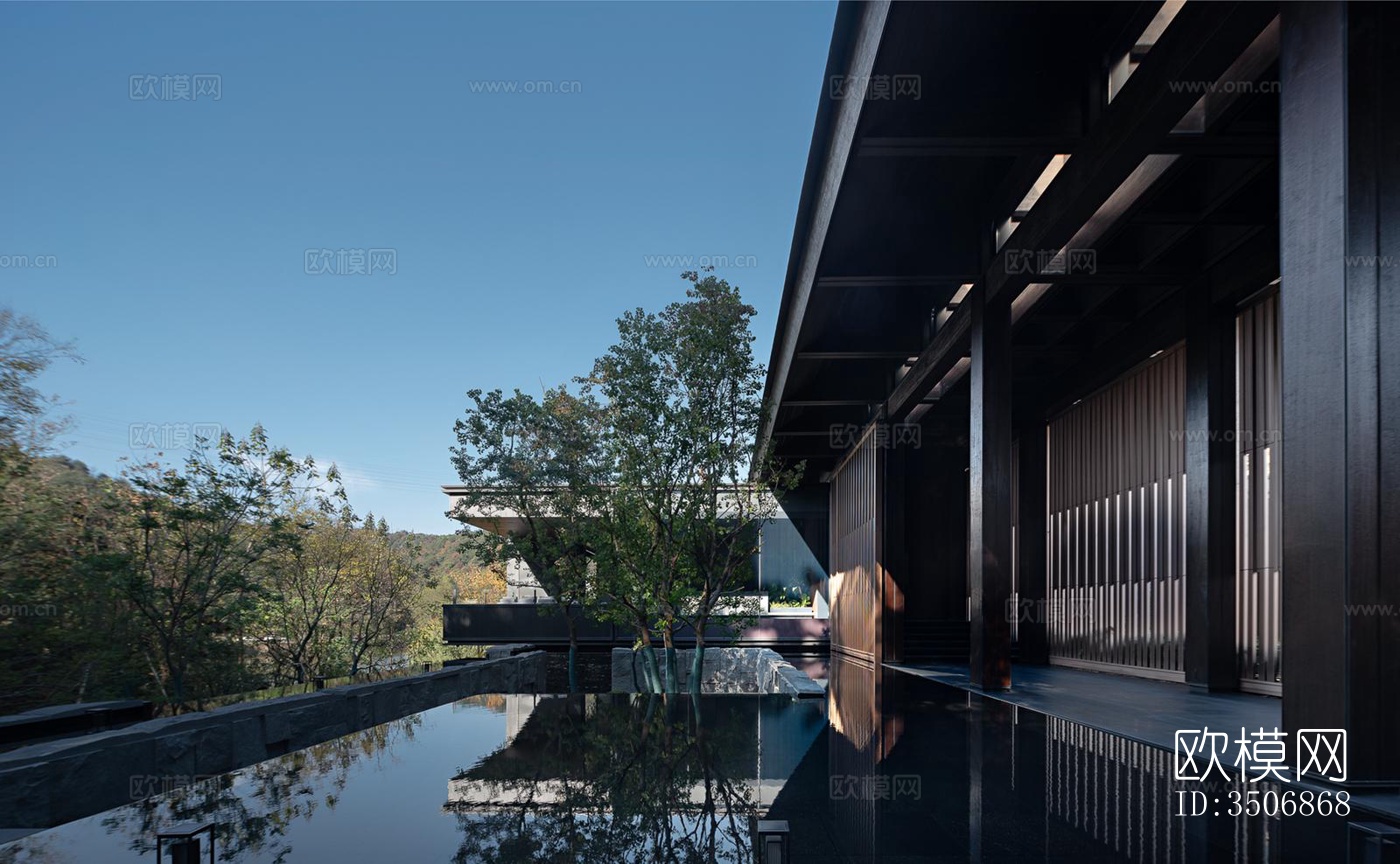 现代售楼处效果图下载（渲染图2）