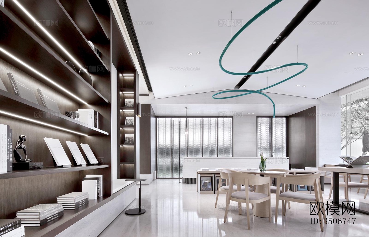 现代售楼处效果图下载（渲染图8）