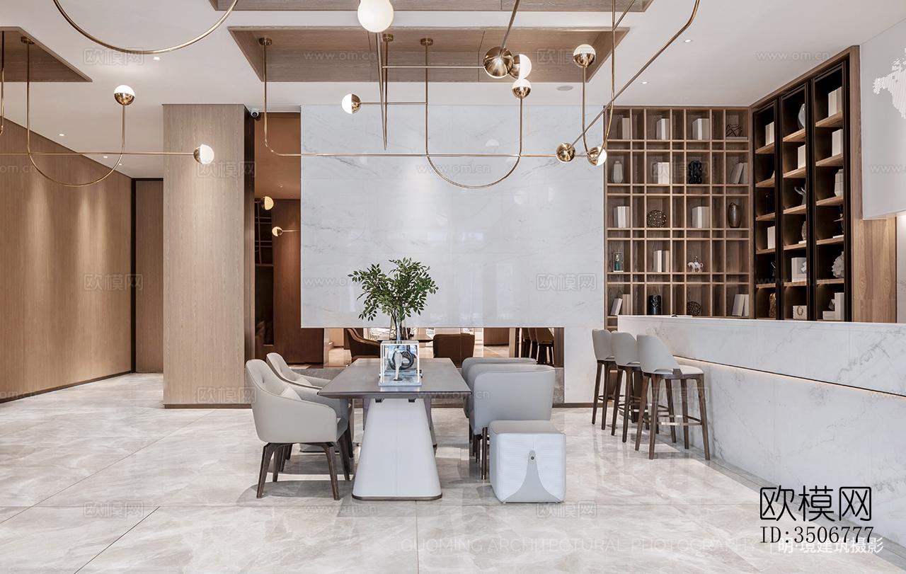 现代售楼处效果图下载（渲染图9）