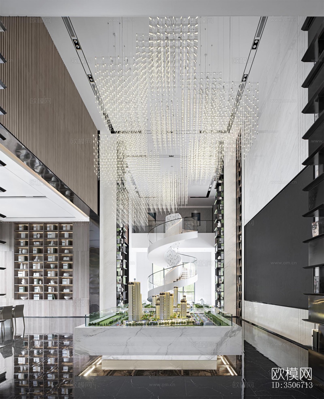 现代售楼处效果图下载（渲染图17）