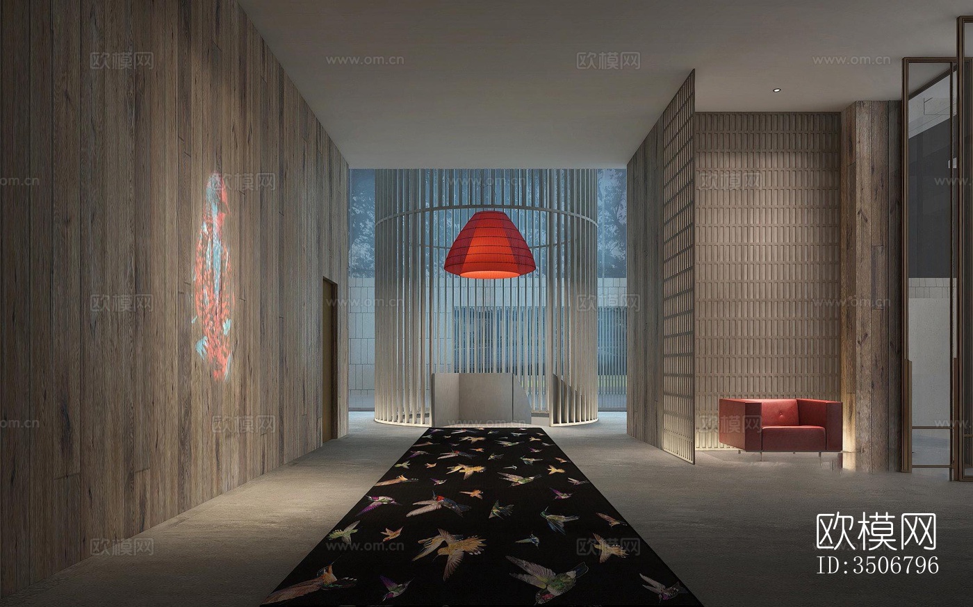 现代售楼处效果图下载（渲染图10）