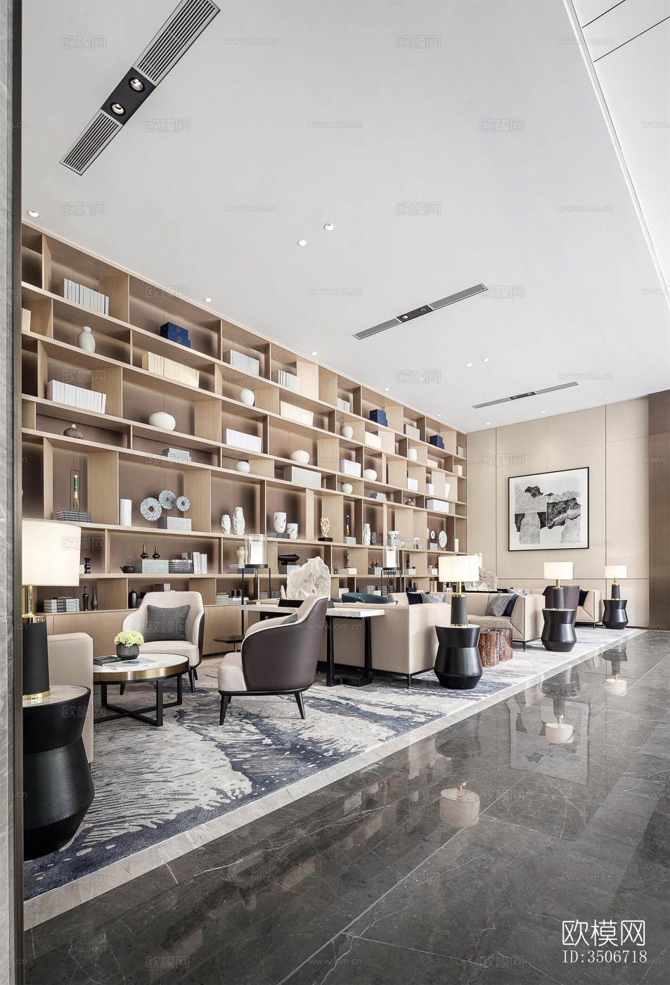 现代售楼处效果图下载（渲染图11）