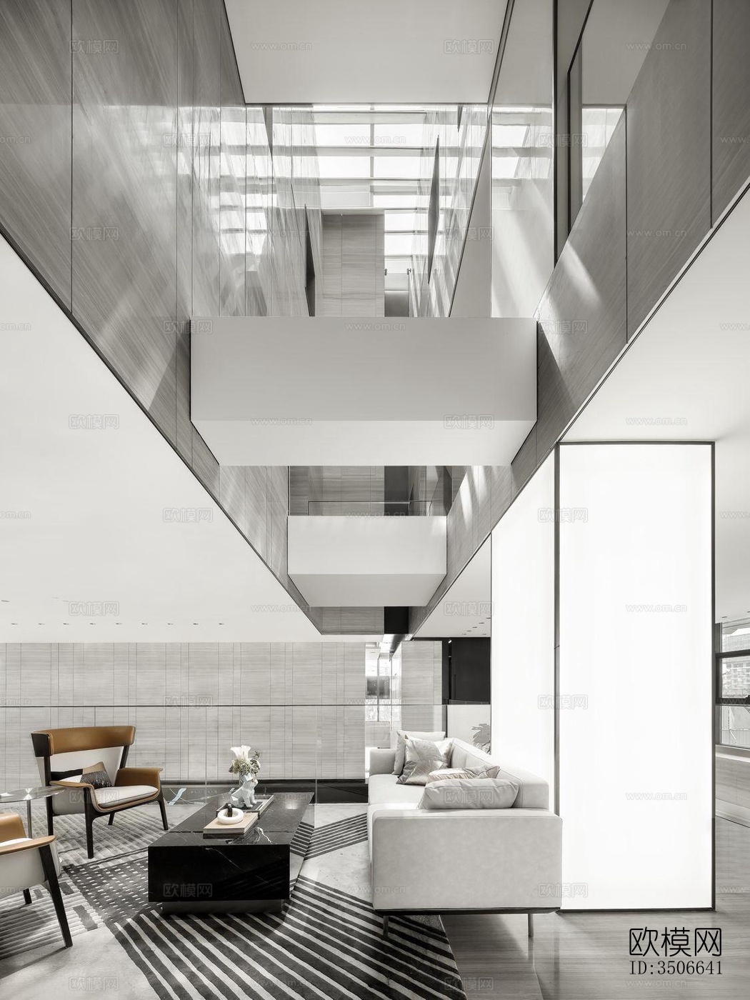 现代售楼处效果图下载（渲染图16）