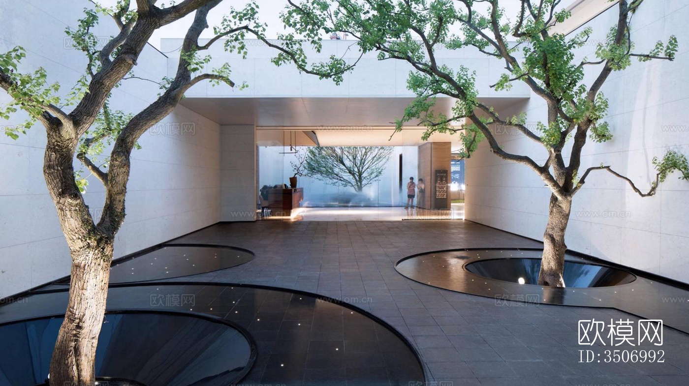 现代售楼处效果图下载（渲染图6）