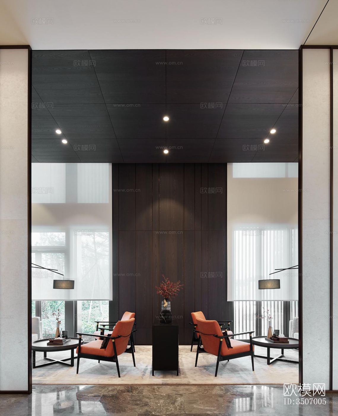 现代售楼处效果图下载（渲染图3）