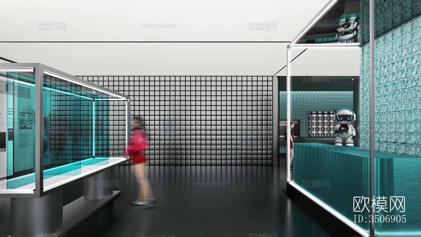 现代售楼处效果图下载（渲染图4）