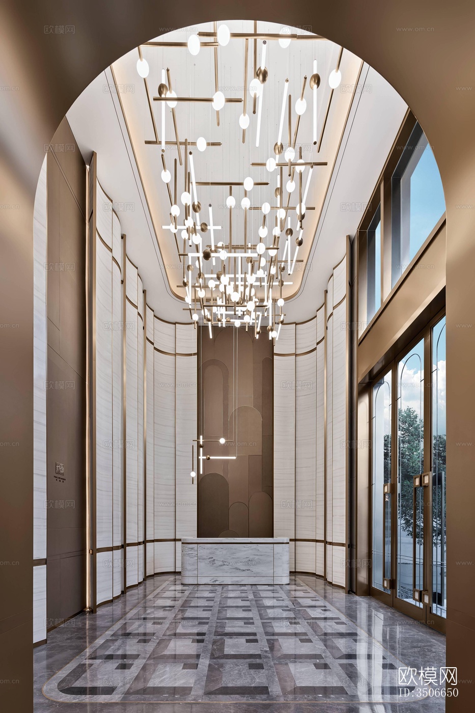 现代售楼处效果图下载（渲染图13）