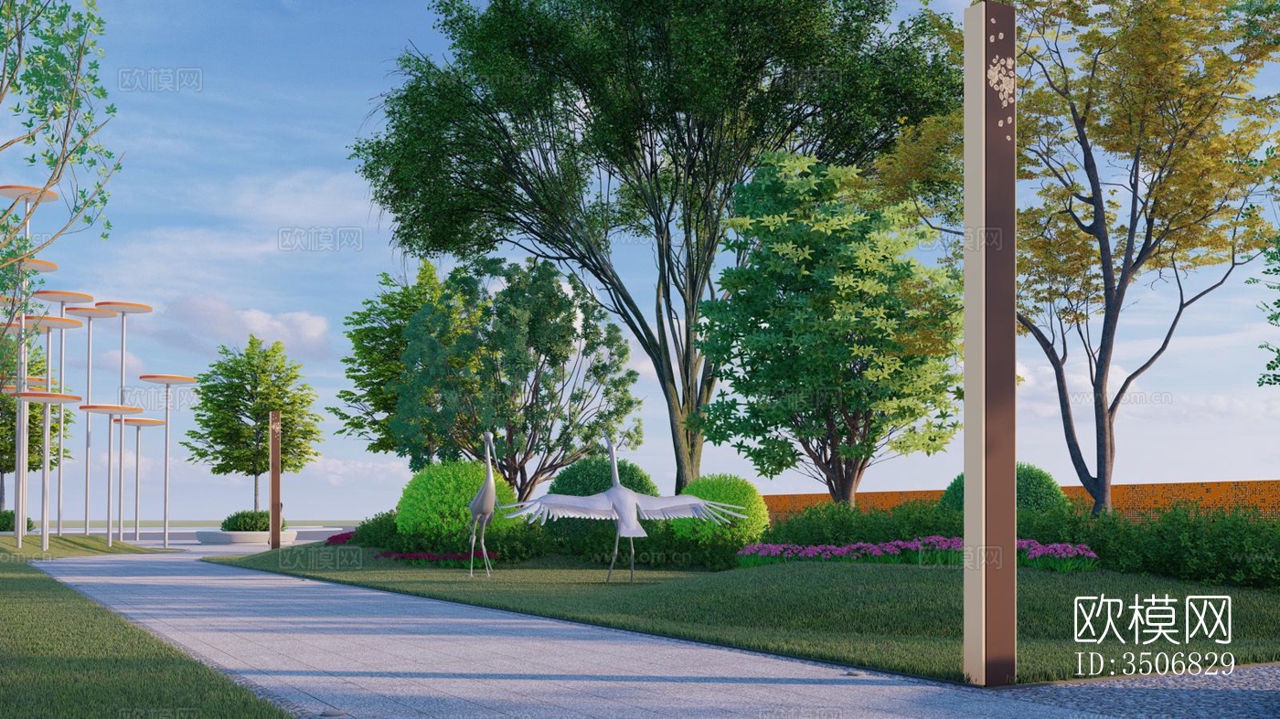 现代售楼处效果图下载（渲染图6）