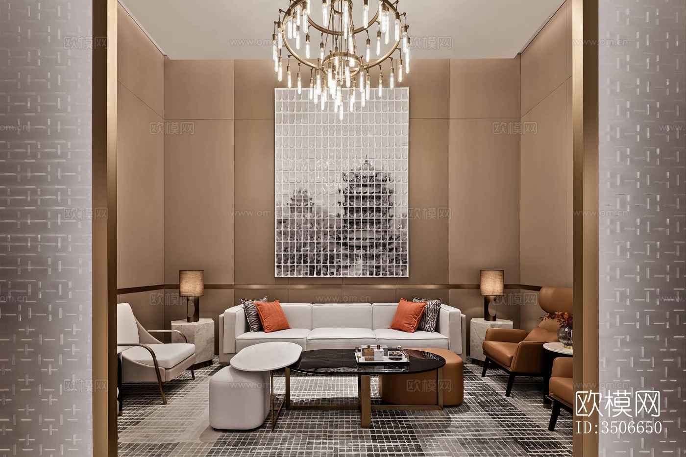 现代售楼处效果图下载（渲染图7）