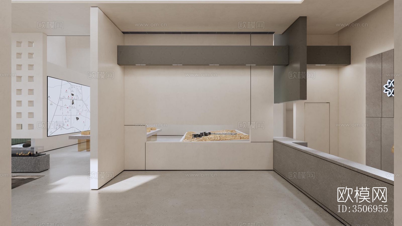 现代售楼处效果图下载（渲染图12）