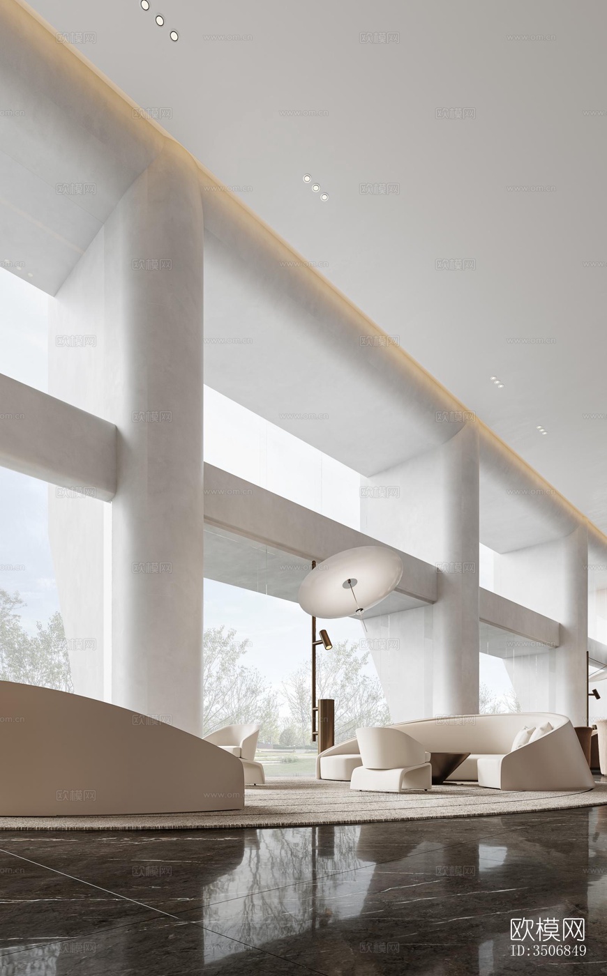 现代售楼处效果图下载（渲染图7）