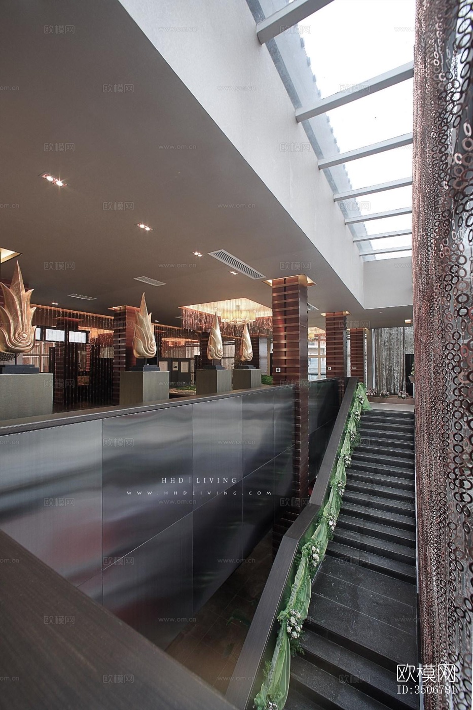 现代售楼处效果图下载（渲染图5）