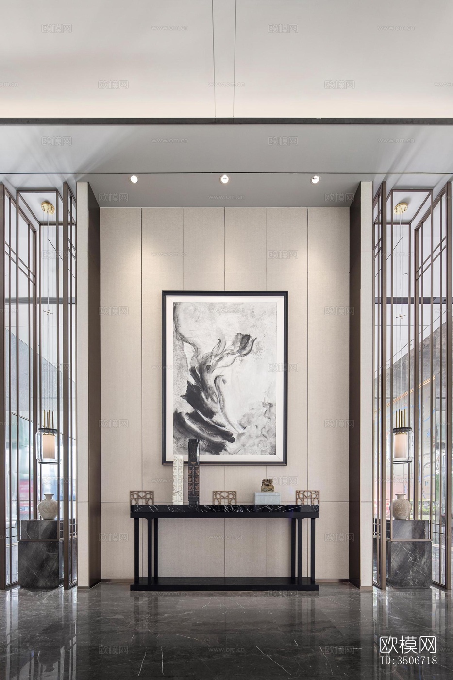 现代售楼处效果图下载（渲染图9）