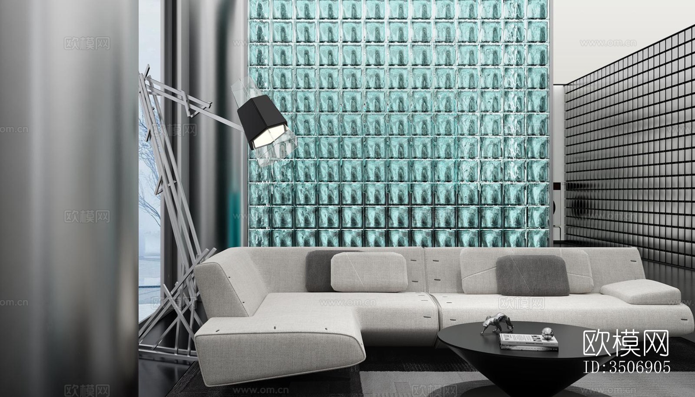 现代售楼处效果图下载（渲染图16）