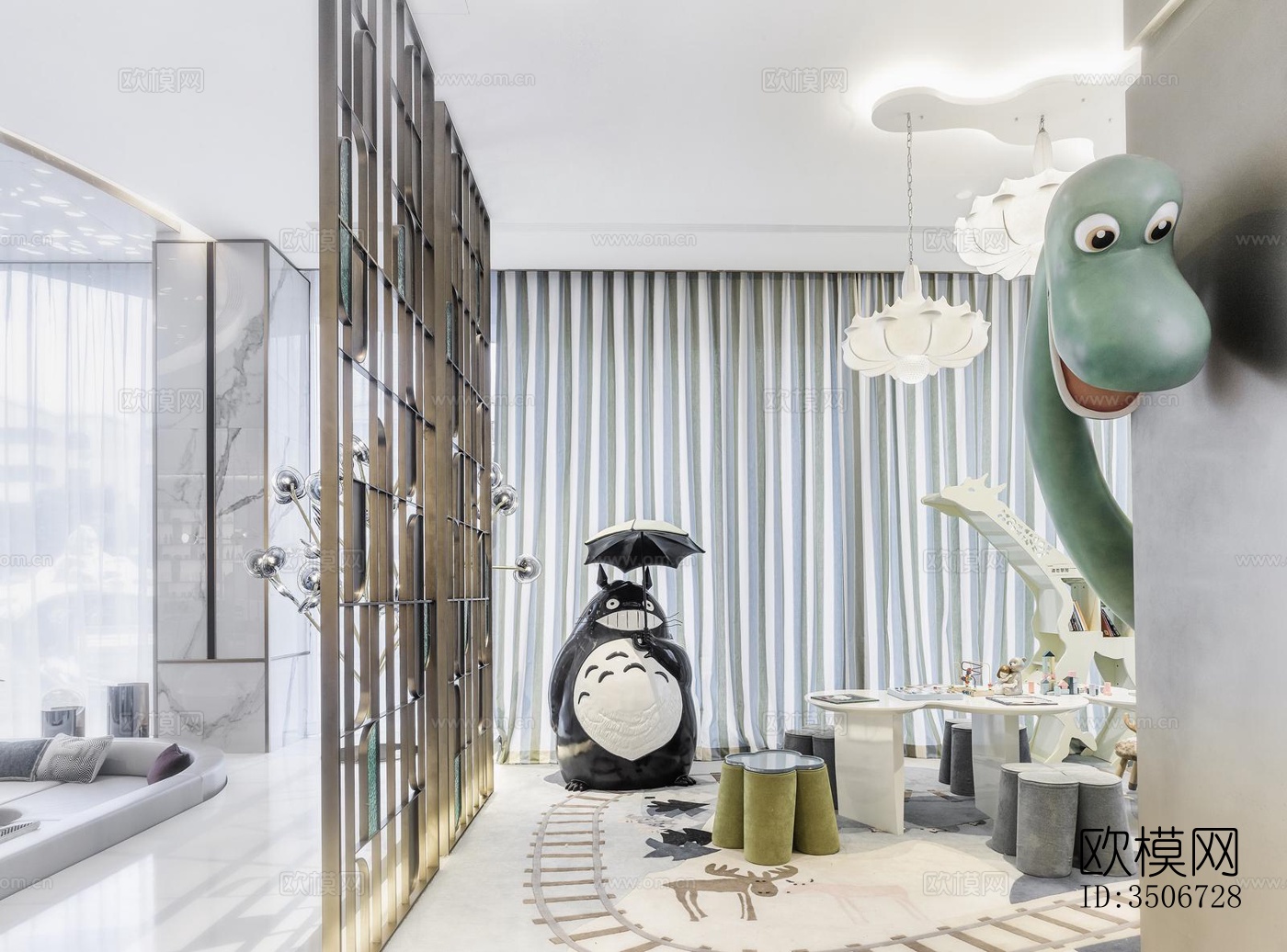 现代售楼处效果图下载（渲染图6）