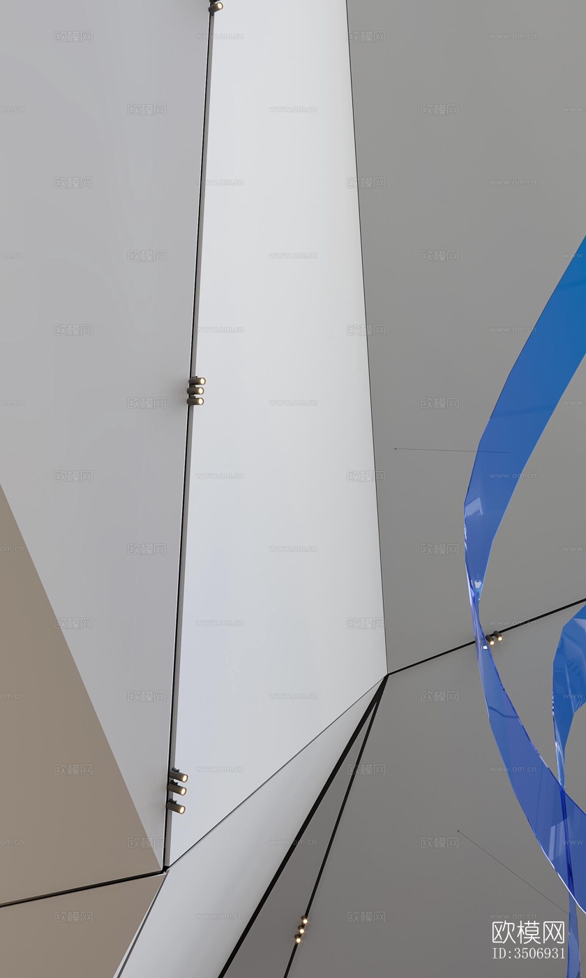 现代售楼处效果图下载（渲染图1）