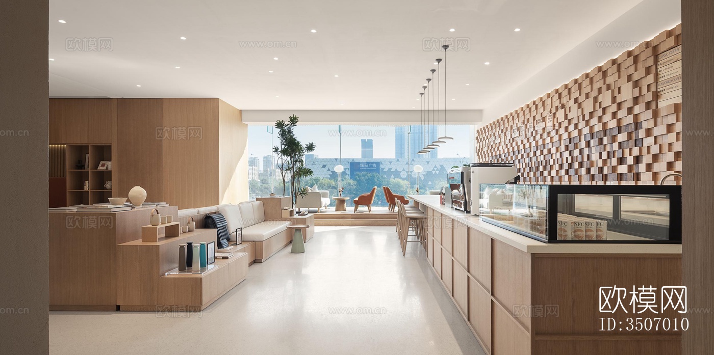 现代售楼处效果图下载（渲染图8）