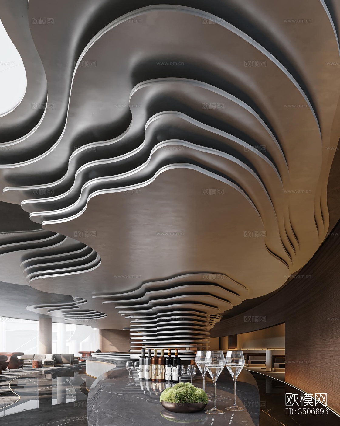 现代售楼处效果图下载（渲染图18）