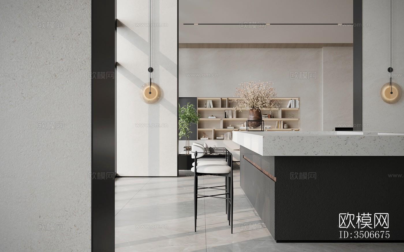 现代售楼处效果图下载（渲染图12）