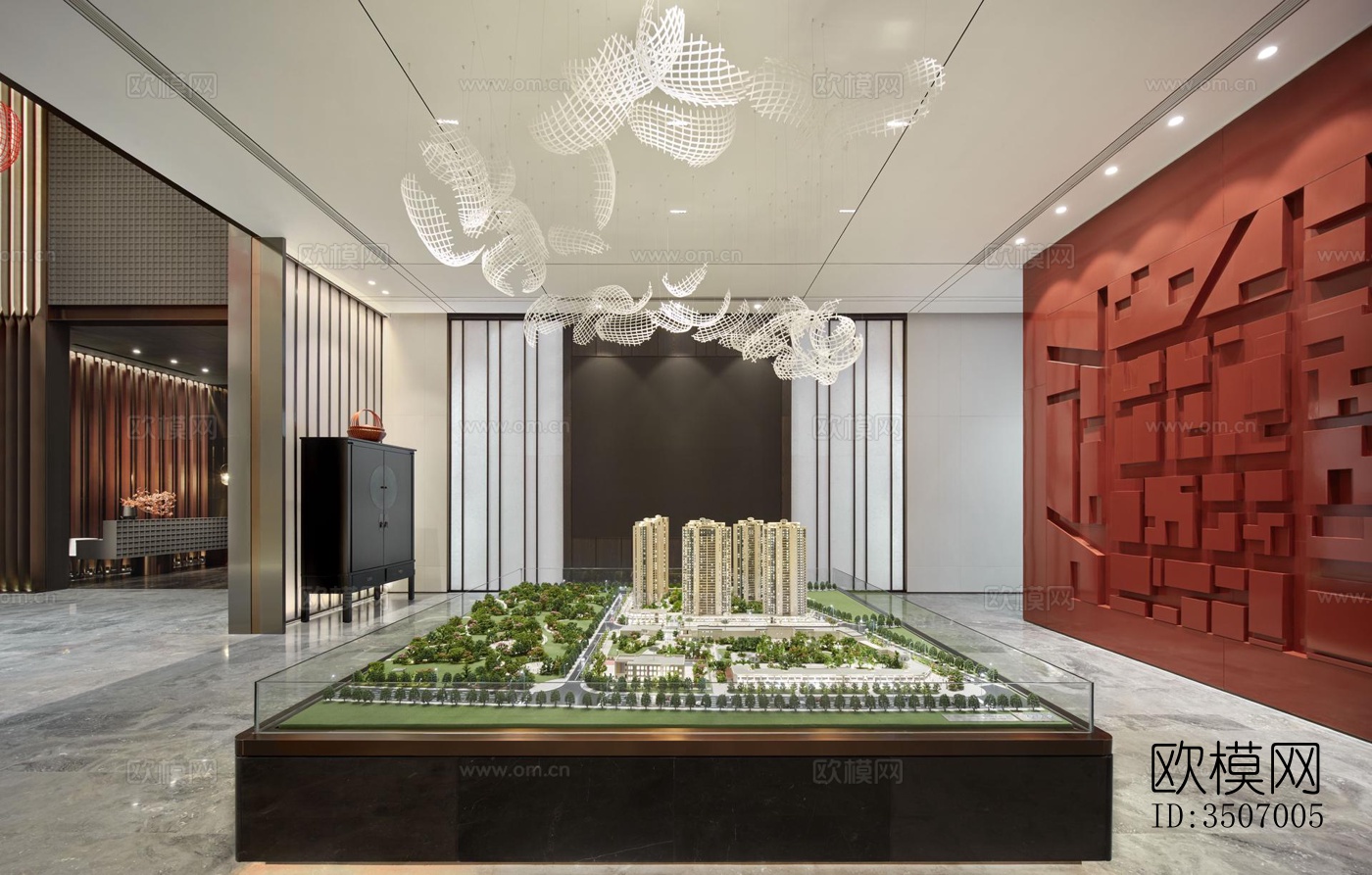 现代售楼处效果图下载（渲染图14）