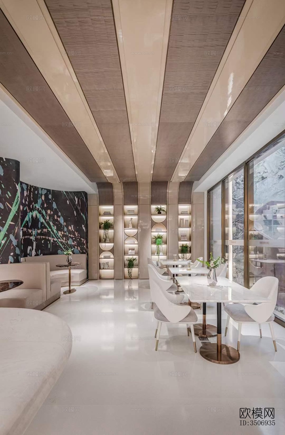 现代售楼处效果图下载（渲染图5）