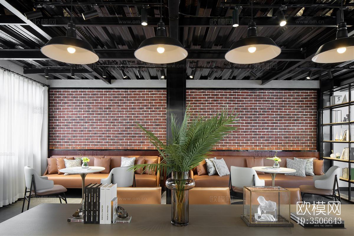 现代售楼处效果图下载（渲染图6）