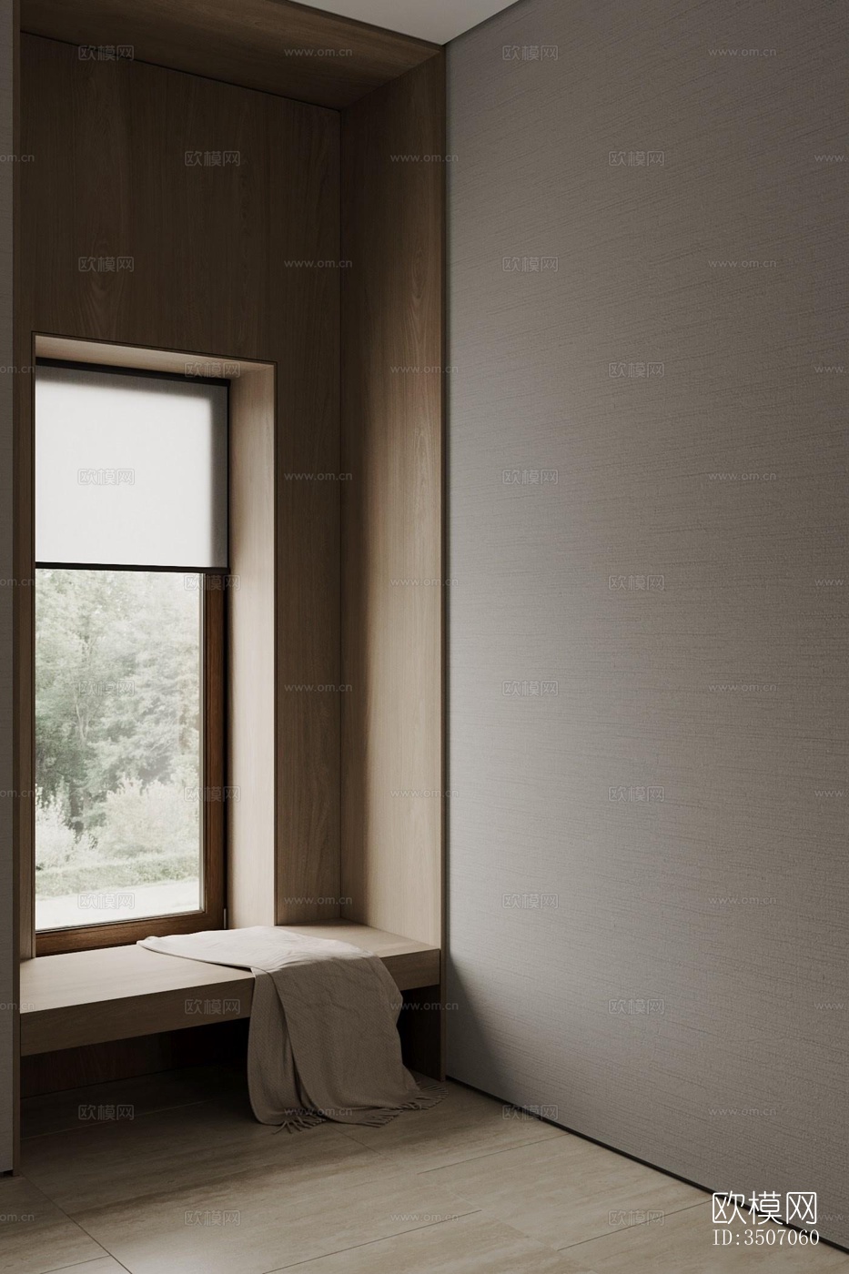 现代大平层效果图下载（渲染图16）