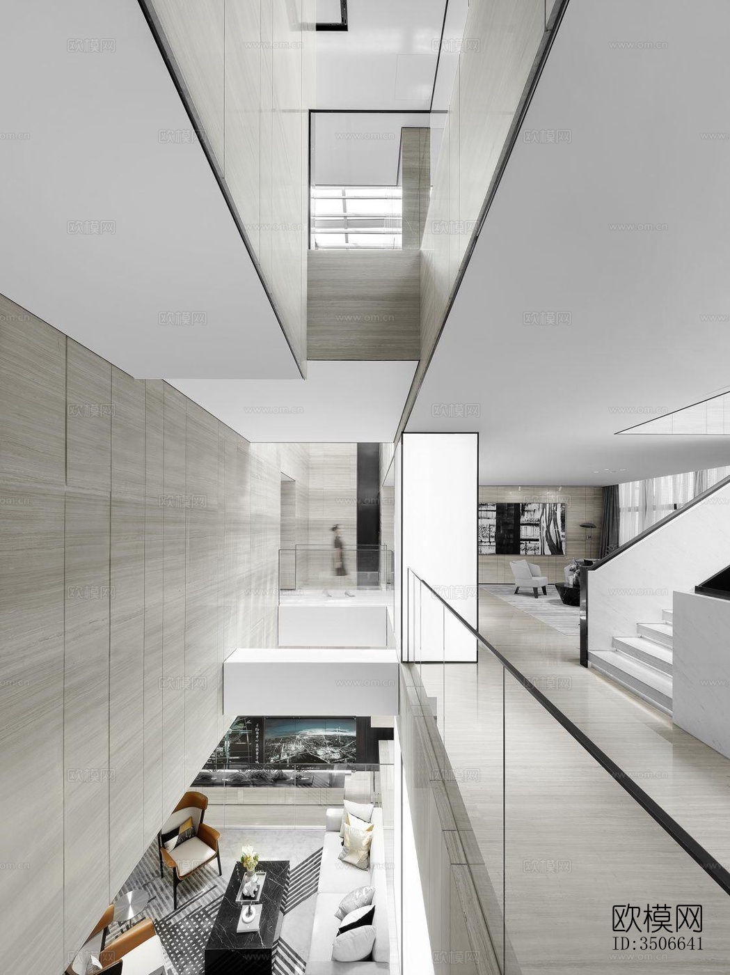 现代售楼处效果图下载（渲染图15）