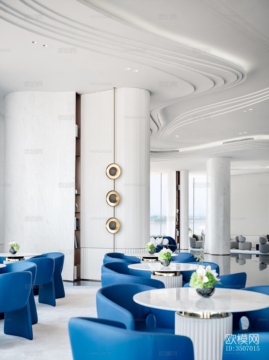 现代售楼处效果图下载（渲染图9）