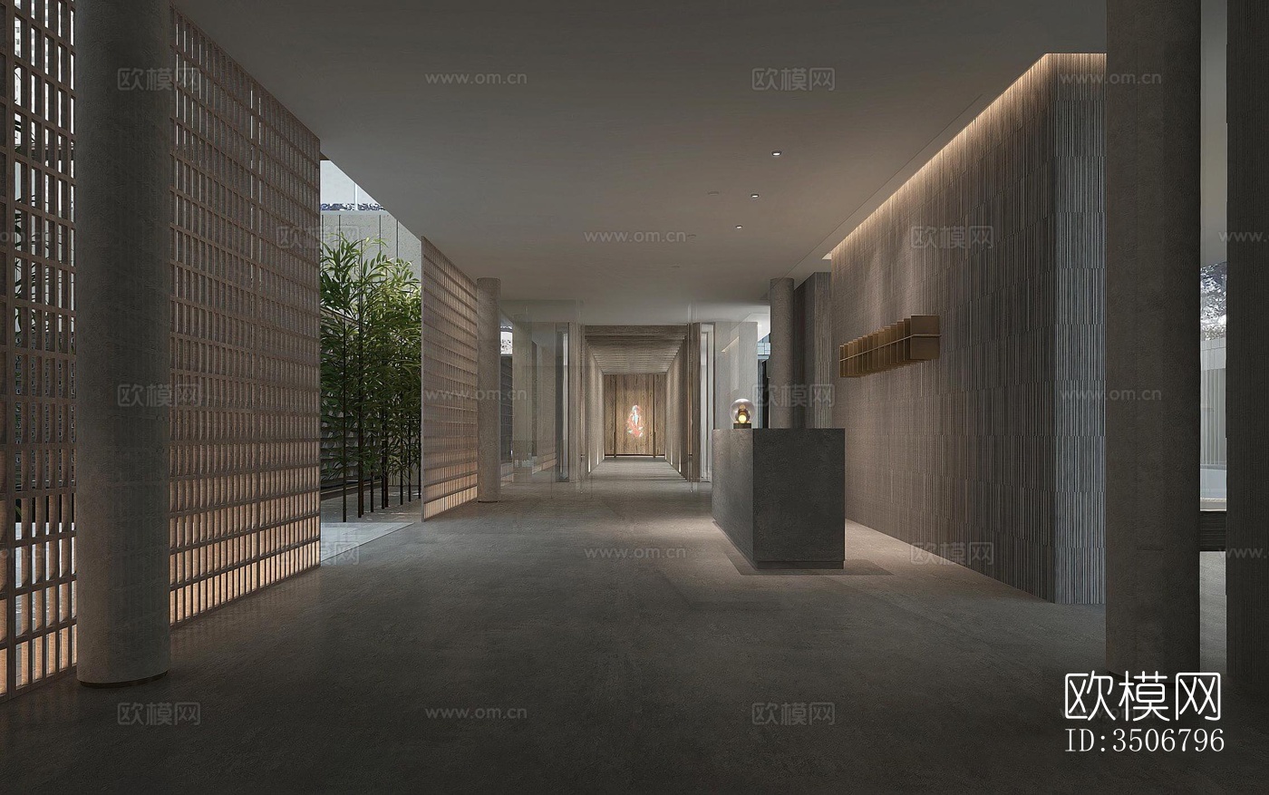 现代售楼处效果图下载（渲染图8）