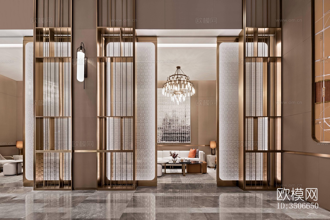 现代售楼处效果图下载（渲染图6）