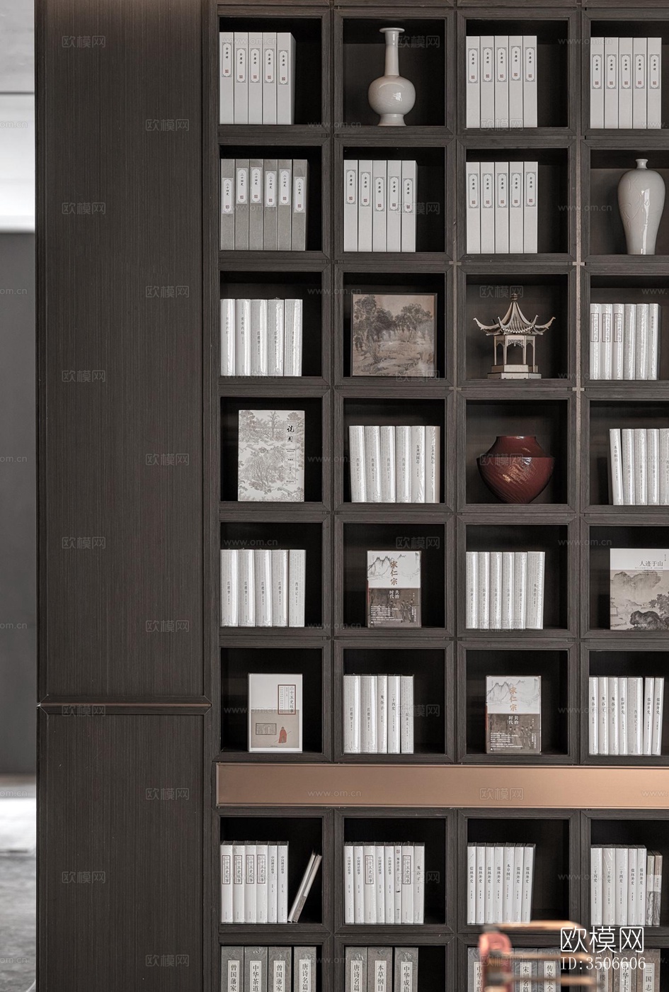 新中式售楼处效果图下载（渲染图11）