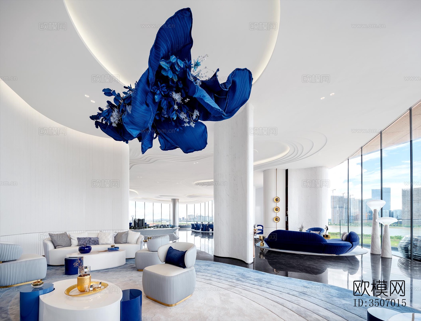 现代售楼处效果图下载（渲染图10）