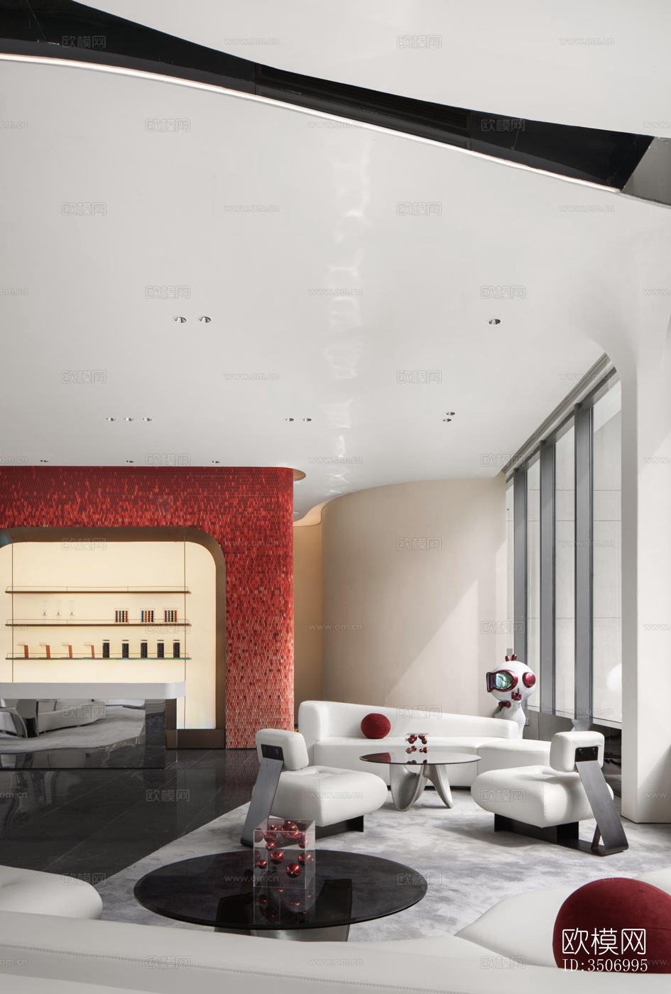 现代售楼处效果图下载（渲染图12）