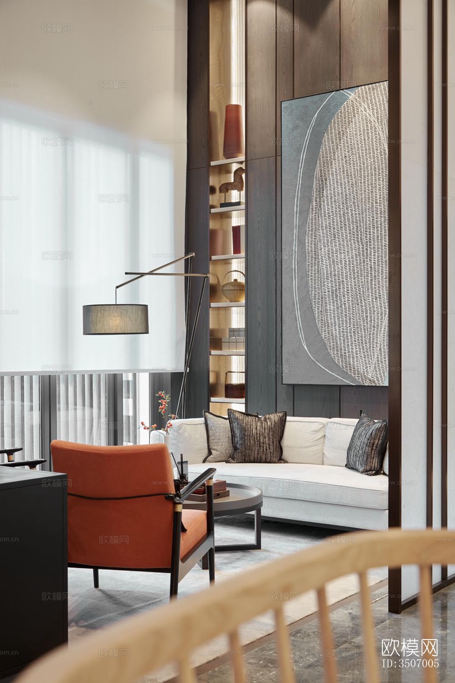 现代售楼处效果图下载（渲染图4）