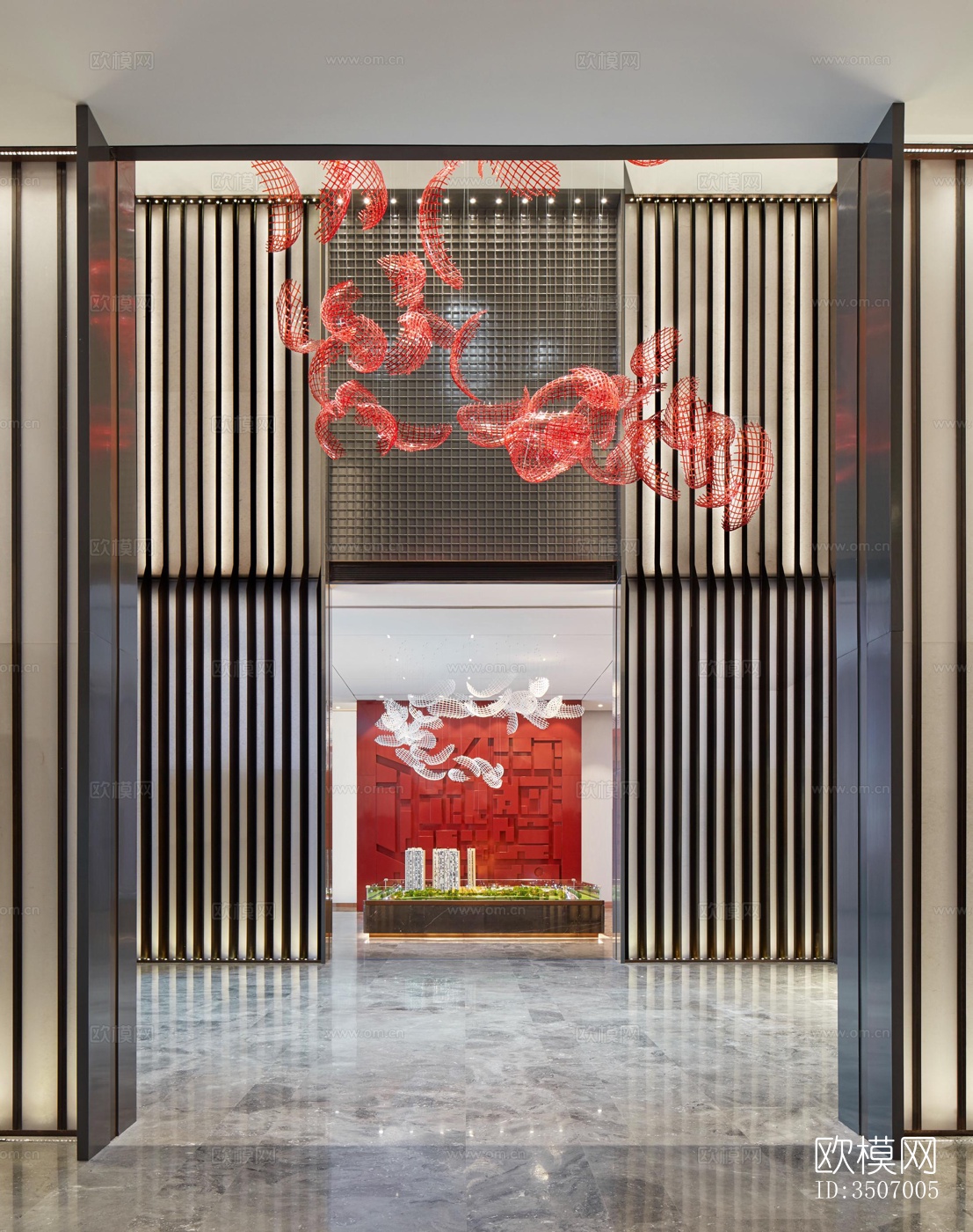 现代售楼处效果图下载（渲染图10）