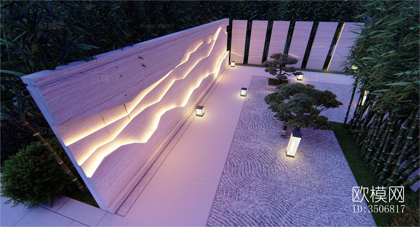 现代售楼处效果图下载（渲染图3）