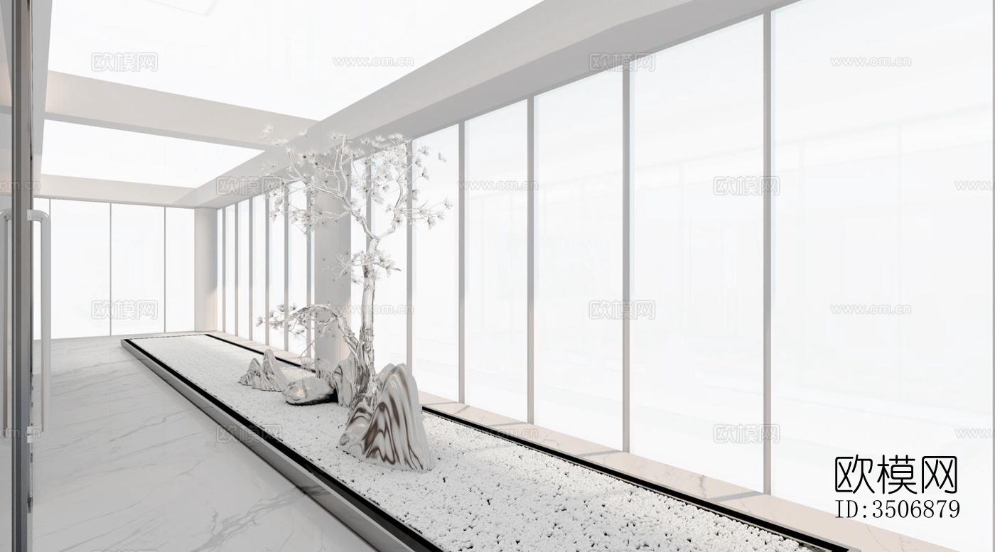 现代售楼处效果图下载（渲染图10）