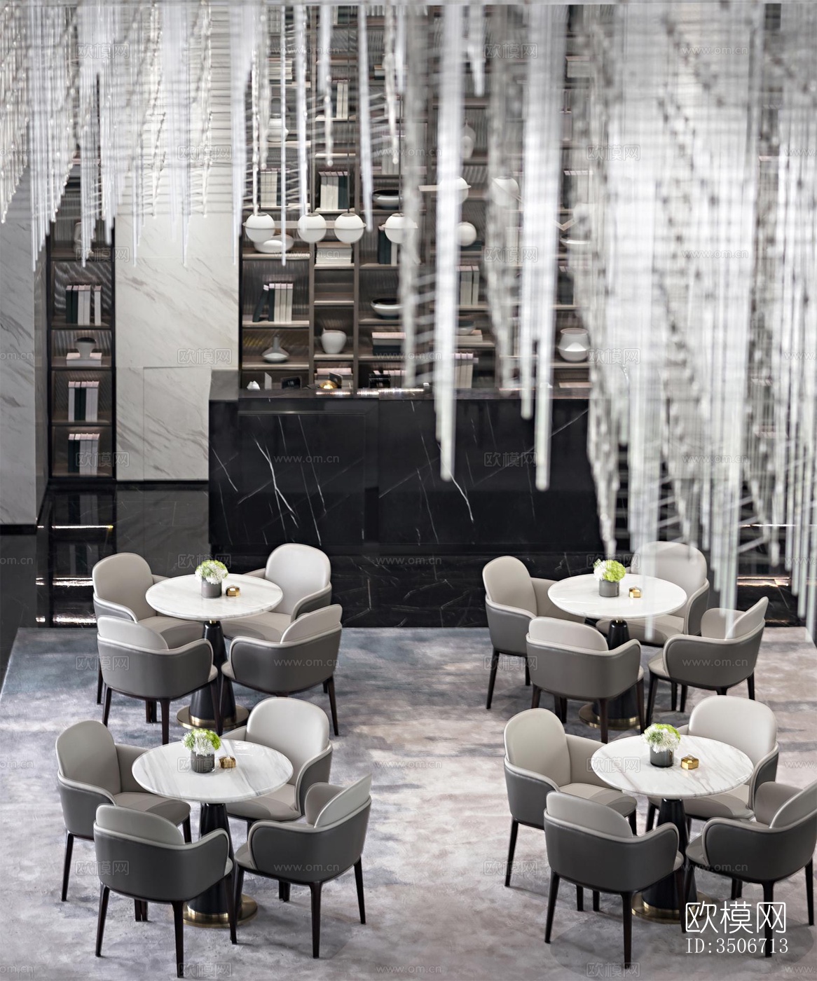 现代售楼处效果图下载（渲染图16）