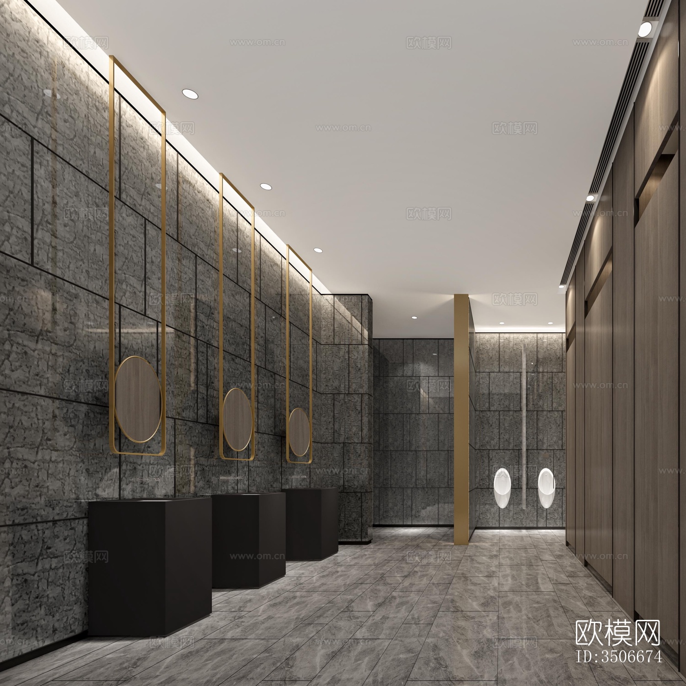 现代售楼处效果图下载（渲染图3）