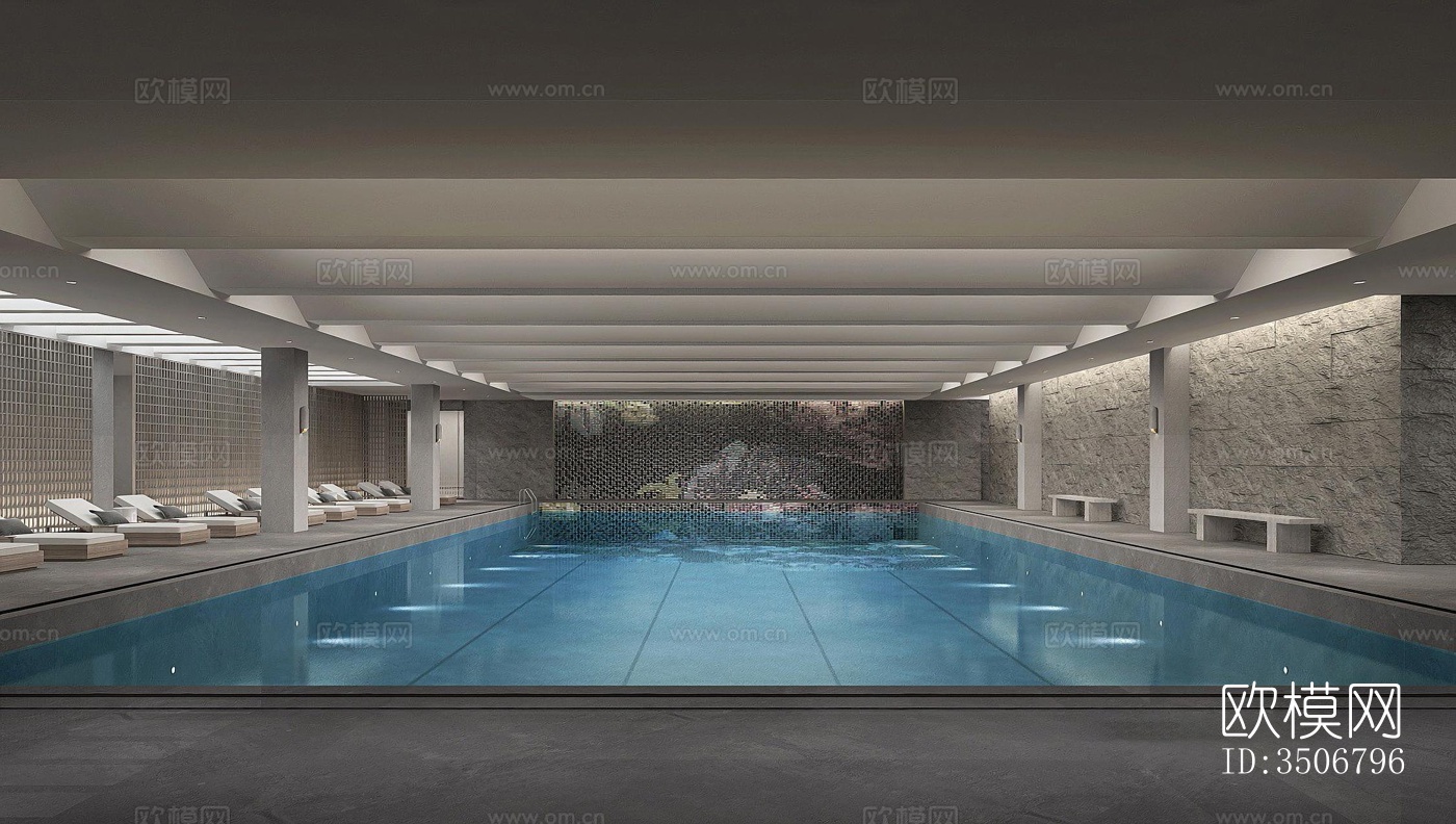 现代售楼处效果图下载（渲染图4）