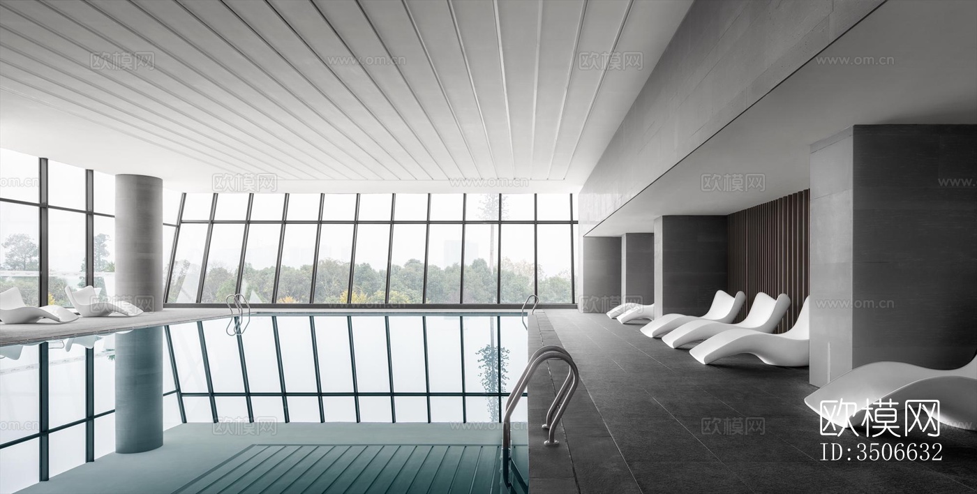 现代售楼处效果图下载（渲染图3）