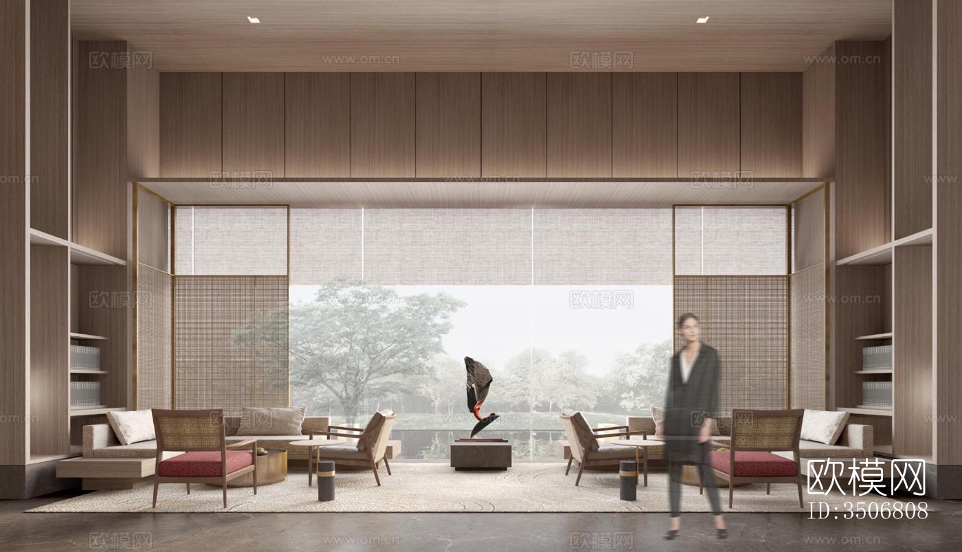 现代售楼处效果图下载（渲染图8）