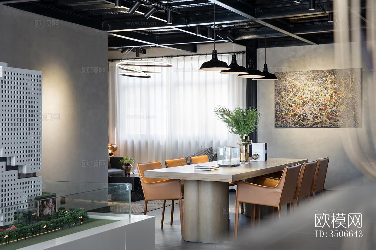 现代售楼处效果图下载（渲染图3）