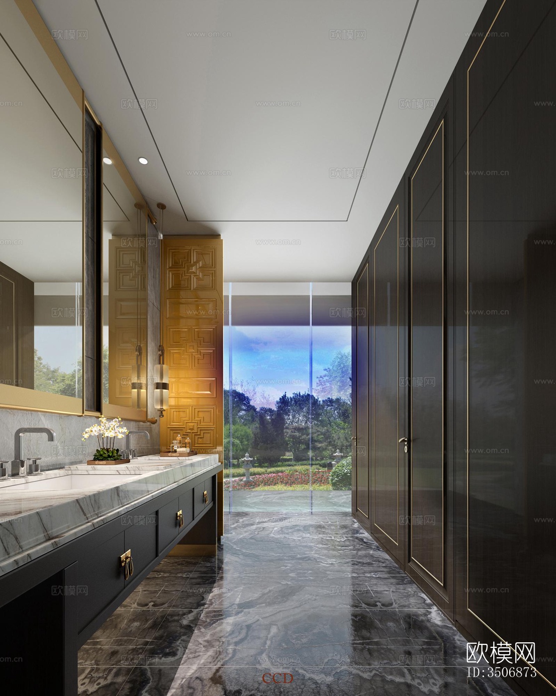 现代售楼处效果图下载（渲染图2）