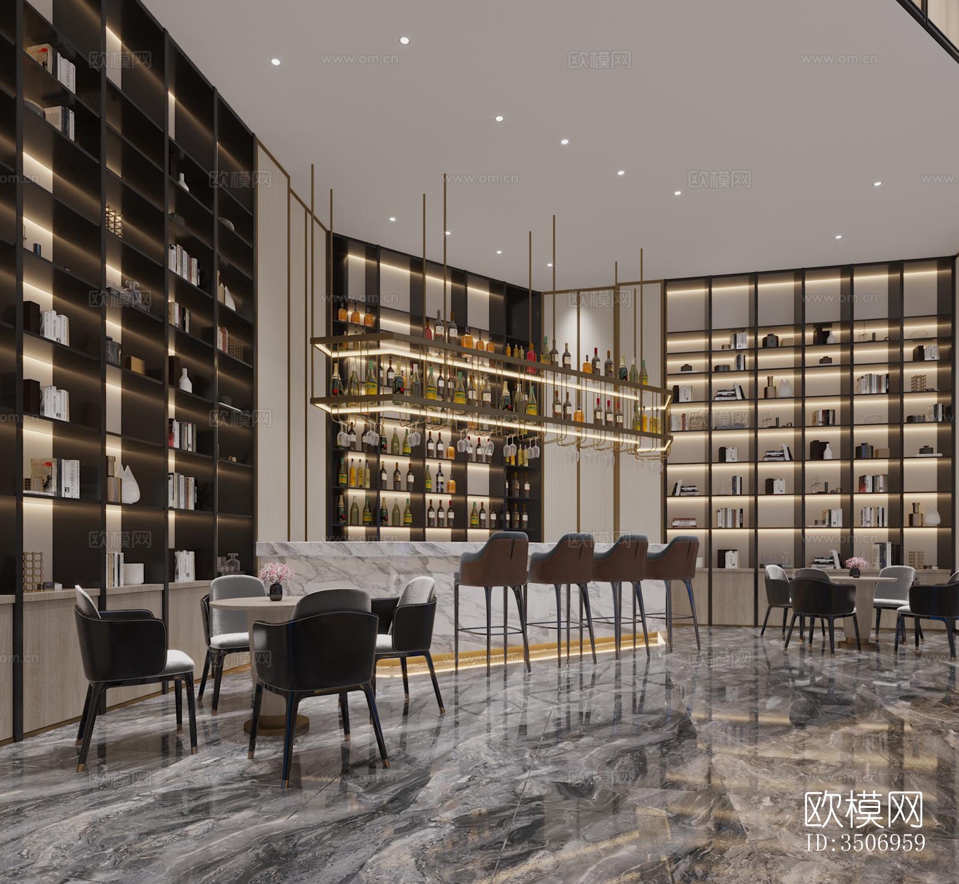 现代售楼处效果图下载（渲染图3）