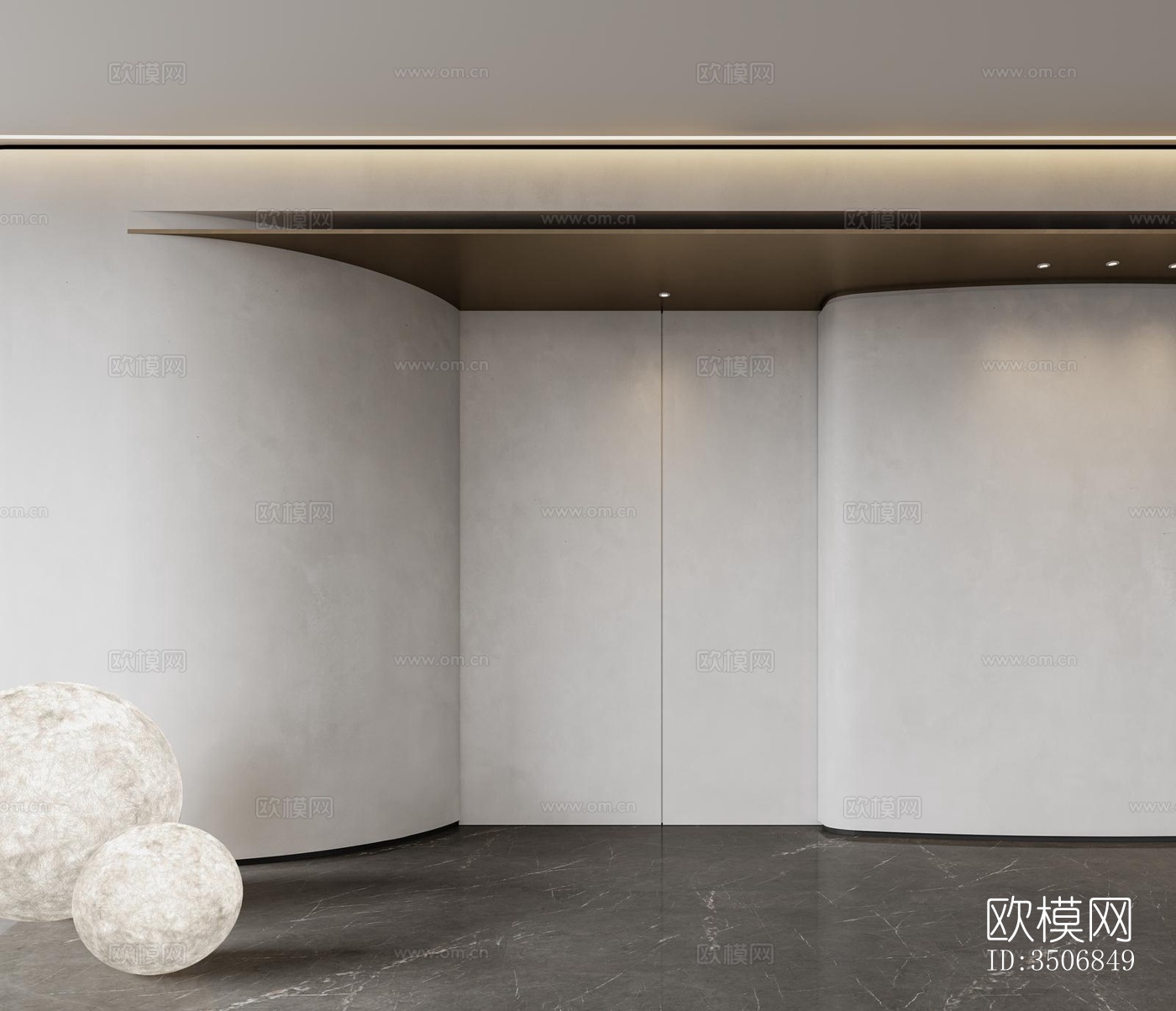 现代售楼处效果图下载（渲染图9）