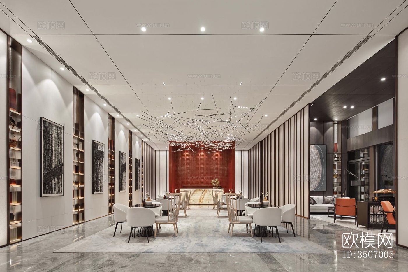 现代售楼处效果图下载（渲染图15）